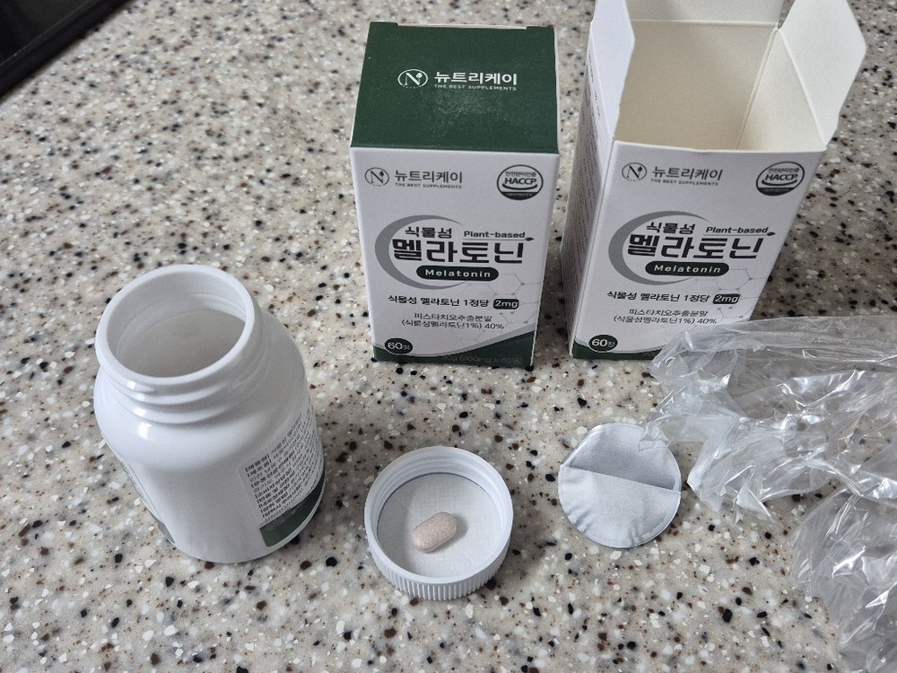 뉴트리케이 식물성 멜라토닌 식약청 인증 HACCP 1정당 구매 후기 이미지